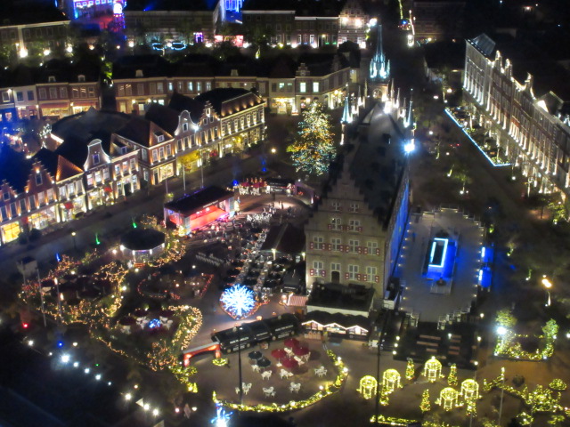 ドムトールンの展望台から見たアムステルダムシティ