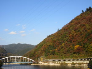 嵐山の絶景が広がる相模湖へ紅葉めぐりのハイキングに行きました