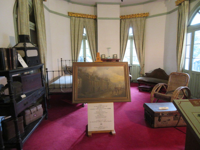 グラバー邸の来客用の寝室