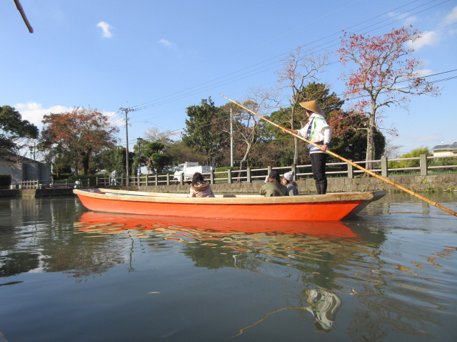 柳川の川下り