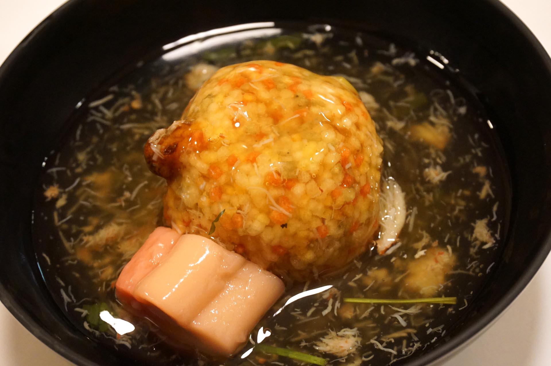 ユウベルホテル松政の海老芋饅頭