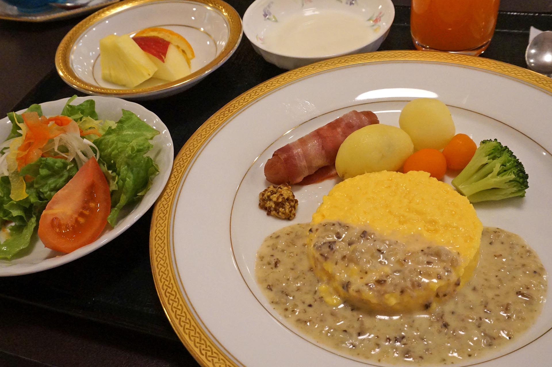 ユウベルホテル松政の朝食