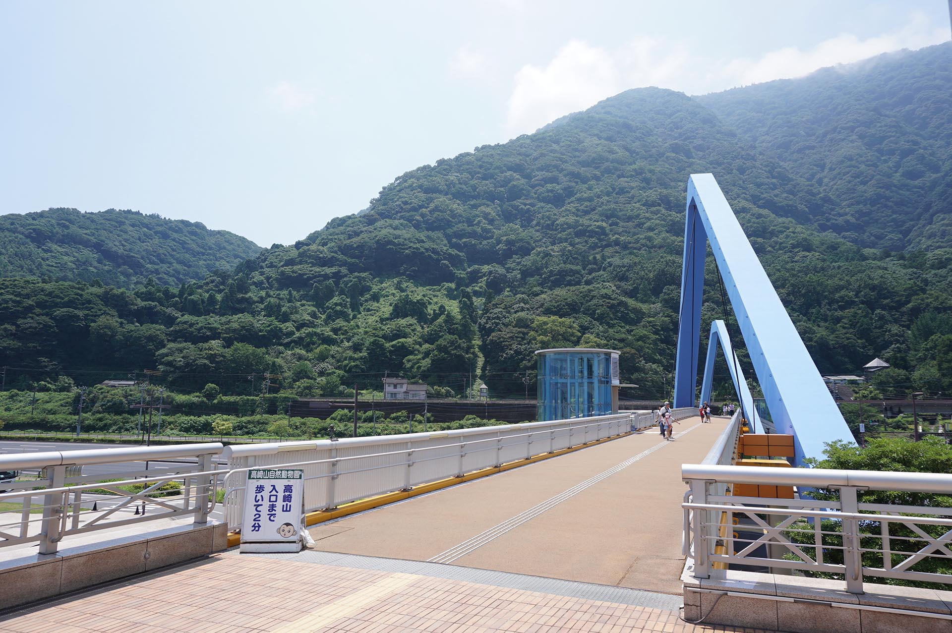 高崎山自然動物園とうみたまごをつなぐ歩道橋