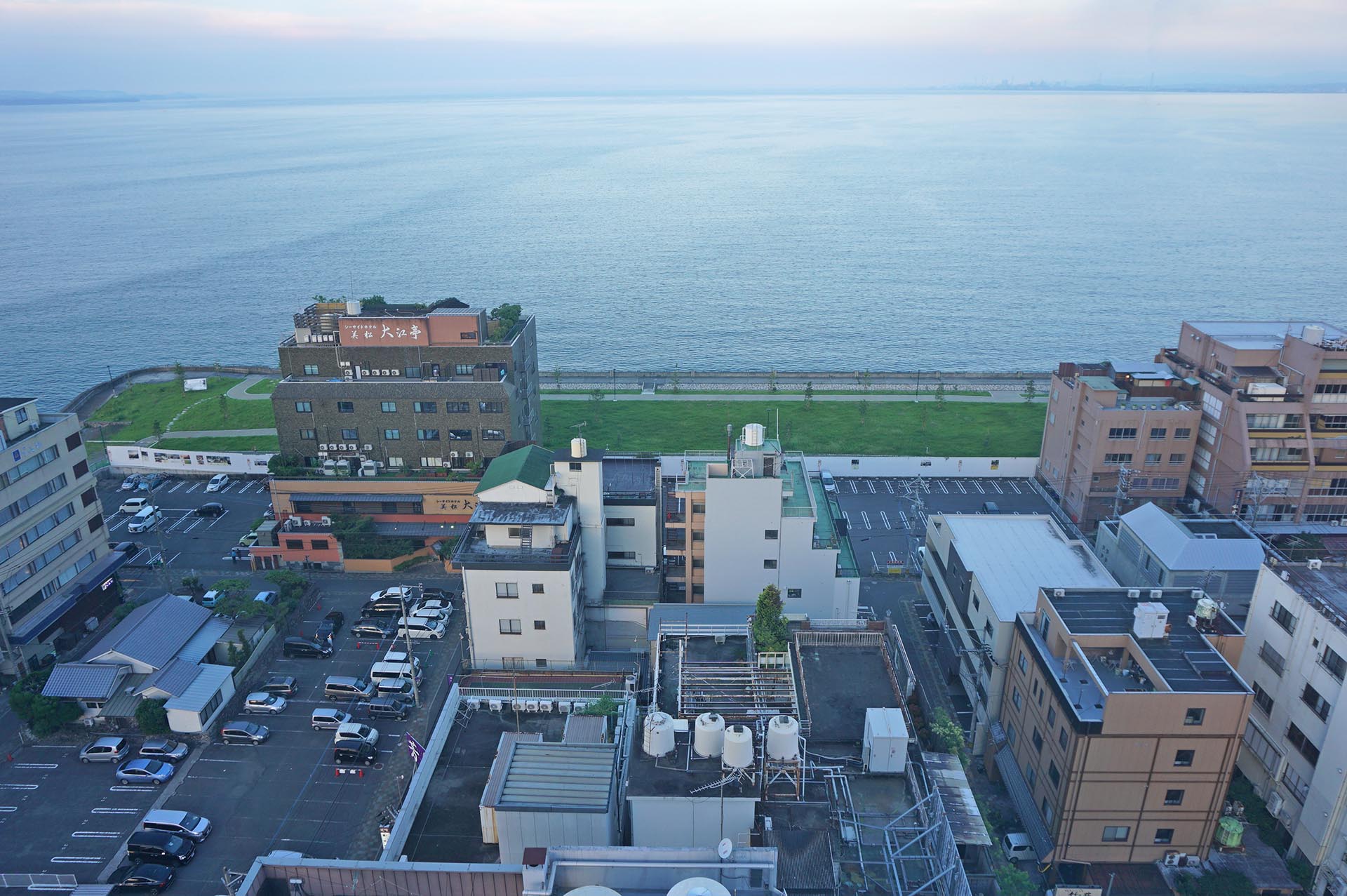 別府タワーから見える別府湾